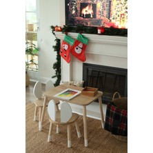 Özgürce Çocuklar Için Montessori Aktivite Masa ve Sandalye Takımı, Eğlenceli ve Güvenli Kullanım