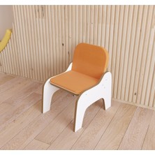 Özgürce Rahat ve Şık Çocuk Sandalyesi, Ahşap Tasarım, Montessori Stil, Yumuşak Oturma