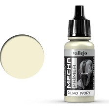 Vallejo 70643 18 Ml. Ivory Primer, Mecha Color Astar Model Boyası