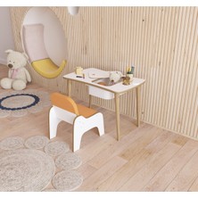 Özgürce Çocuklar Için Montessori Tek Çekmeceli Aktivite ve Oyun Masası Seti