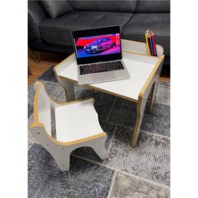 Özgürce Çocuklar Için Renkli Montessori Oyun ve Çalışma Masası Seti