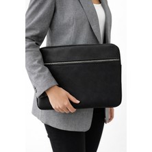 2 Bölmeli 13-14 Inç Uyumlu Macbook Kılıf Notebook Laptop Çantası