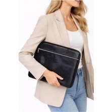 2 Bölmeli 13-14-15.6-16.1 Inç Uyumlu Macbook Kılıf Notebook Laptop Çantası