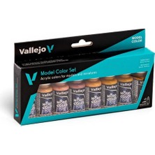 Vallejo 70124 8X18 Ml.face & Skin Tones, Model Color Serisi Model Boyası Seti
