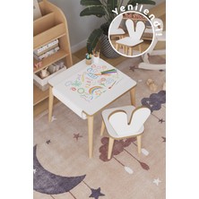 Özgürce Çocuk Oyun ve Aktivite Masası, Kağıt Rulo Seti, Montessori Tarzı Çalışma Masası