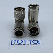 Motto N Erkek 90° (L Tipi) Konnektör – RG213 Uyumlu