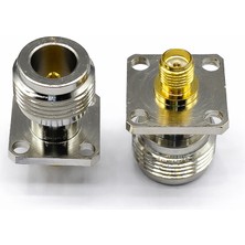 Motto N Tip Dişi – Sma Dişi Panel Tip Flanşlı Dönüştürücü Konnektör