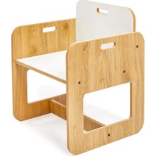 Özgürce 2-4 Yaş Ahşap Montessori Aktivite Oyun Sandalyesi