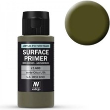 Vallejo 73608 60 Ml. U.s. Olive Drab, Astar Model Boyası