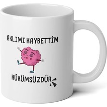 Ivart Aklımı Kaybettim Hükümsüzdür Baskılı Premium Porselen Kupa Bardak