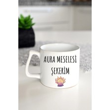 Ivart Aura Meselesi Şekerim Baskılı Porselen Lüks Kupa Bardak-Motto-Hediye