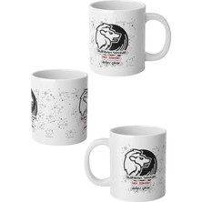 Ivart Akrep Burcu Baskılı Premium Porselen Kupa Bardak-Motto-Burç Kupası