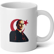 Ivart Atatürk Baskılı Premium Porselen kupa bardak