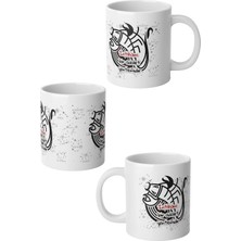 Ivart Akrep Burcu Baskılı Premium Porselen Kupa Bardak-Motto-Burç Kupası