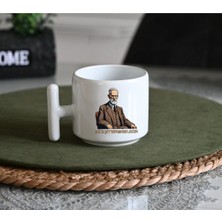 Ivart Sigmund Freud- Çokta Şey Yapmamak Lazım Baskılı Porselen T Kulplu Kupa Bardak-Hediye-Motto