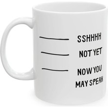 Ivart Şimdi Benimle Konuşabilirsin Baskılı Porselen Standart Kupa Bardak-Hediye-