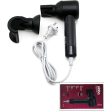 Go İthalat Siyah Saç Kurutma Makinesi 110.000RPM Dijital Ekran Sessiz Çalışma - 3 Hız - Sıcaklık Ayar SHD-1756 (5468)