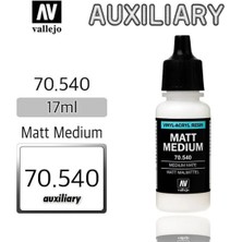 Vallejo 70540 18 Ml. Matt Medium (Matlaştırıcı), Model Boyası