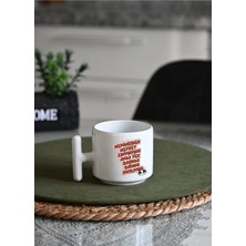 Ivart Hepinizden Nefret Ediyorum Ama Tek Başıma Da Canım Sıkılıyor Baskılı  Porselen Kupa Bardak-Yıldız