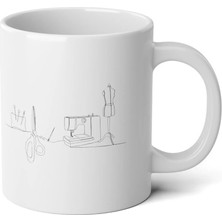 Ivart Kişiye Özel Terzi Baskılı Premium Porselen Kupa Bardak