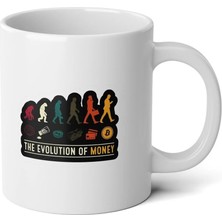 Ivart The Evolution Baskılı Premium Porselen Kupa Bardak - Evrim