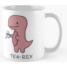 Ivart Tea Rex Baskılı Premium Porselen Kupa Bardak