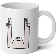 Ivart Gamer Dude Baskılı Premium Porselen Kupa Bardak