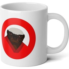 Ivart Bal Porsuk-Bal Porsuğu-Porsuk  Baskılı Premium Porselen Kupa Bardak-01