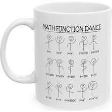 Ivart Matematik Formül Dansı Baskılı Porselen Standart  Kupa Bardak-Hediye-Öğretmen-