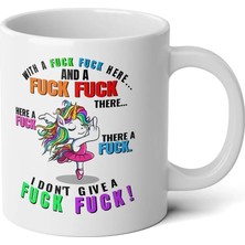 Ivart Umrumda Değil Baskılı Porselen Kupa Bardak-I Dont Gıve A F*ck