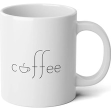 Ivart Kişiye Özel Coffee Baskılı Premium Porselen Kupa Bardak