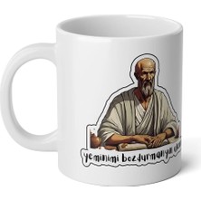 Ivart Hipokrat-Yeminimi Bozdurmayın Baskılı Premium Porselen Kupa Bardak-Doktor-Hemşire