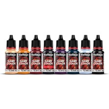 Vallejo 72194 8X18 Ml. Purple Dragons, Game Color Serisi Model Boyası Seti