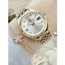 Daniel Klein Takvimli Kadın Kol Saati ve Bileklik