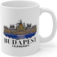 Ivart Budapest (Budapeşte) Macaristan Şehir Baskılı Premium Porselen Kupa Bardak