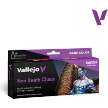 Vallejo 72191 8X18 Ml. Non Death Chaos, Game Color Serisi Model Boyası Seti