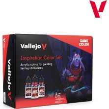 Vallejo 72182 48X18 Ml. Ilham Veren Renkler ve Saklama Kutusu, Game Color Serisi Model Boyası