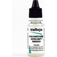 Vallejo 72653 18 Ml. Ultra Matt Polyurethane Varnish, Game Color Serisi Model Boyası