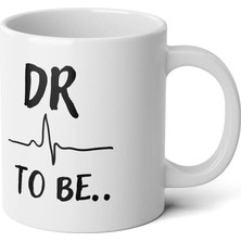 Ivart Geleceğin Doktoru Baskılı Premium Porselen Kupa Bardak-Hediye-Motto