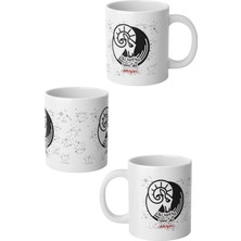 Ivart Koç Burcu Baskılı Premium Porselen Kupa Bardak-Motto-Burç Kupası