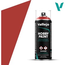 Vallejo 28016 400 Ml. Scarlet Red, Sprey Model Boyası