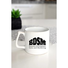 Ivart Bdsm-Business Development Baskılı Porselen T Kulplu Kupa Bardak-Hediye-Nah
