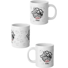 Ivart Akrep Burcu Baskılı Premium Porselen Kupa Bardak-Motto-Burç Kupası