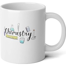 Ivart Kişiye Özel Öğretmenler Gününe Özel-Kimya Öğretmeni-Baskılı Premium Porselen Kupa Bardak