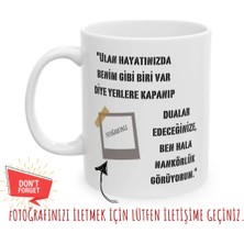 Ivart Kişiye Özel-Ulan Hayatınızda Benim Gibi Birisi Var Diye Baskılı Porselen Kupa Bardak-Yeni Yıl-Hediye