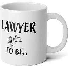 Ivart Geleceğin Avukatı Baskılı Premium Porselen Kupa Bardak-Avukat-Hakim-Savcı