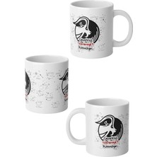 Ivart Oğlak Burcu Baskılı Premium Porselen Kupa Bardak-Motto-Burç Kupası