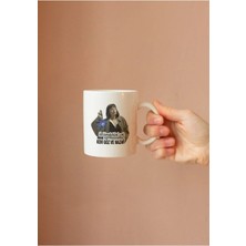 Ivart Üstümdekini Çok Sormuşsunuz Kem Göz ve Nazar Baskılı Premium Porselen Kupa Bardak-Hediye