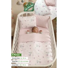 Özgürce Yumuşak ve Kaliteli 4 Parçalı Bebek Nevresim Takımı 70X120 cm