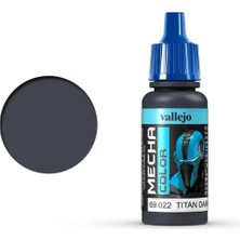 Vallejo 69022 18 Ml. Titan Dark Blue, Mecha Color Serisi Model Boyası